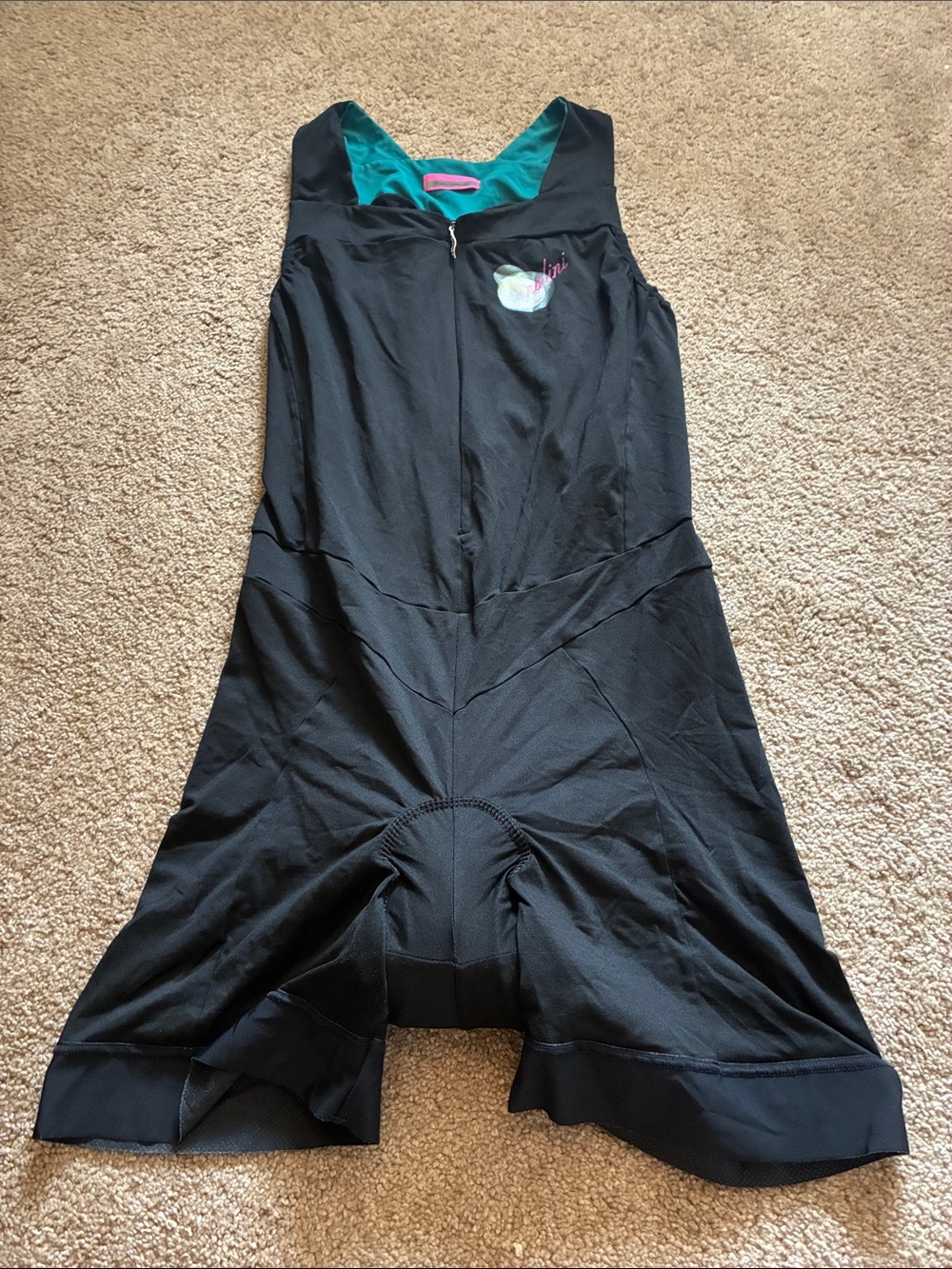 Nalini Italian Cycling Bib Shorts - Black & Teal - Women’s M